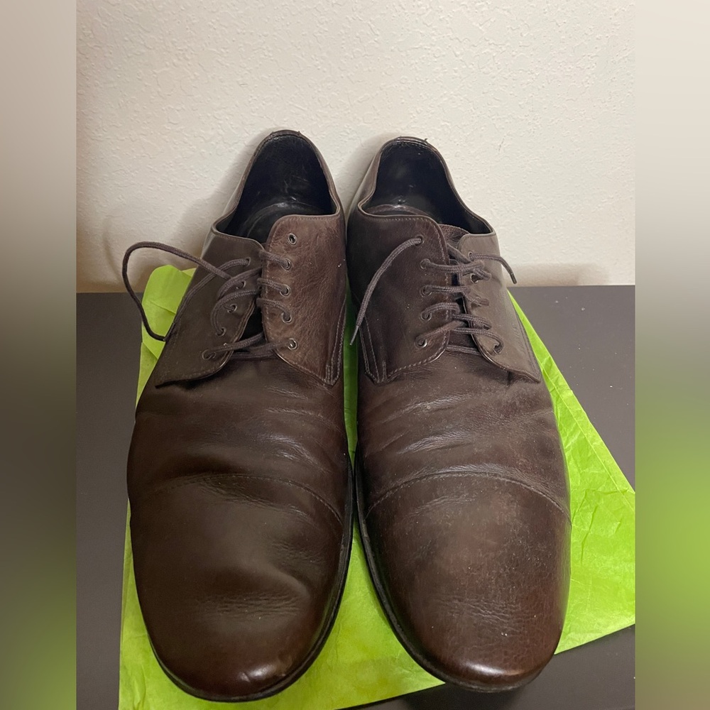 GUC Prada Brown Dress Shoes Size 12